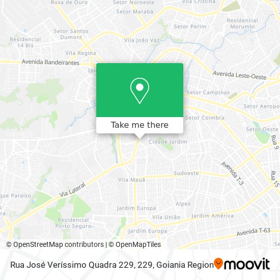 Rua José Veríssimo Quadra 229, 229 map