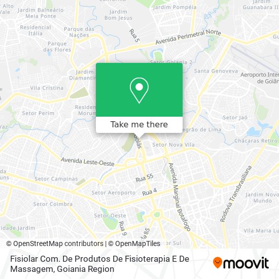 Fisiolar Com. De Produtos De Fisioterapia E De Massagem map