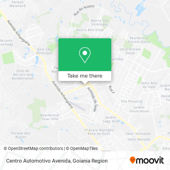 Centro Automotivo Avenida map