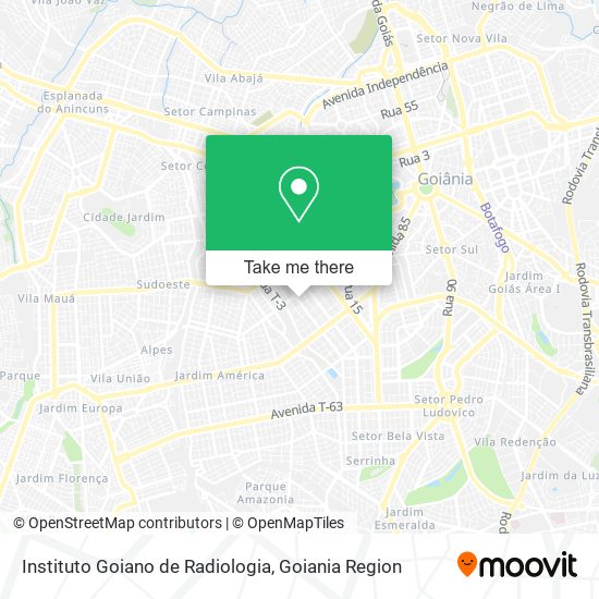 Instituto Goiano de Radiologia map