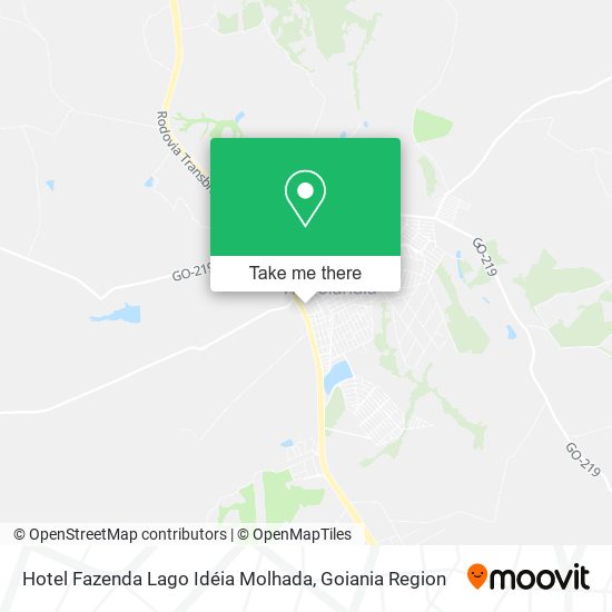 Hotel Fazenda Lago Idéia Molhada map