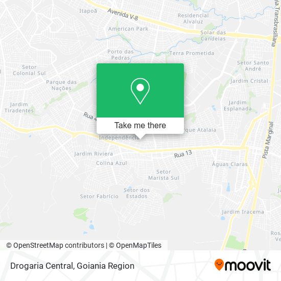 Drogaria Central map