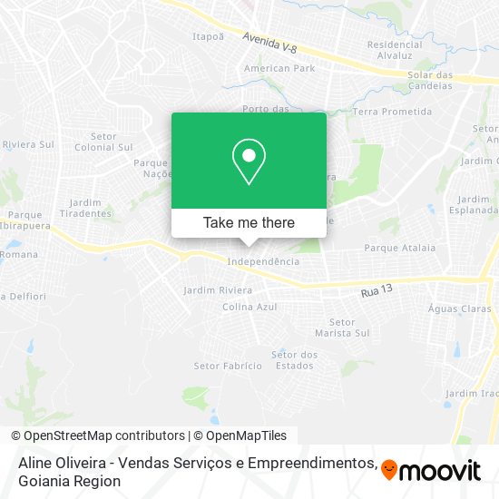 Aline Oliveira - Vendas Serviços e Empreendimentos map