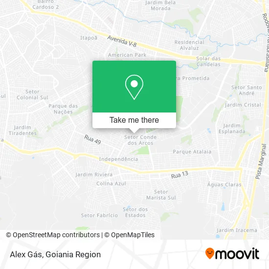 Alex Gás map