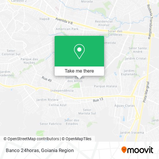 Banco 24horas map