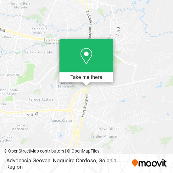 Mapa Advocacia Geovani Nogueira Cardoso