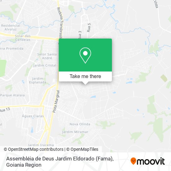 Assembléia de Deus Jardim Eldorado (Fama) map
