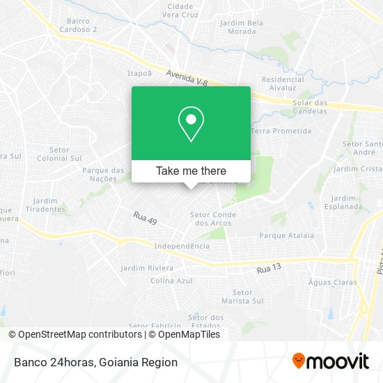 Banco 24horas map