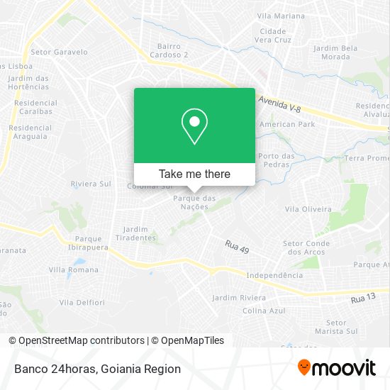 Banco 24horas map