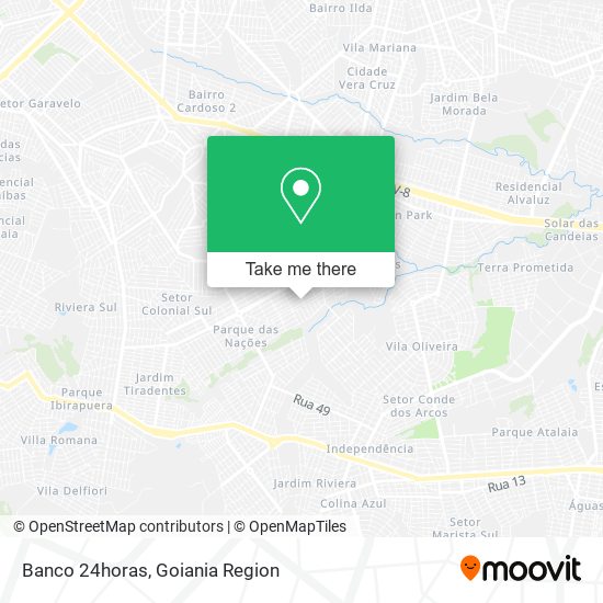 Banco 24horas map