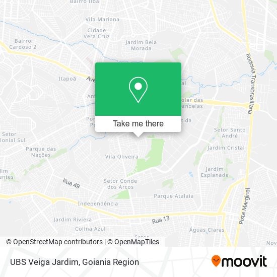 UBS Veiga Jardim map