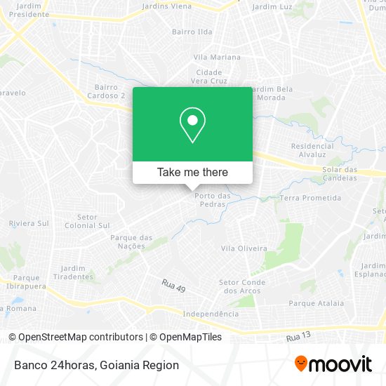 Banco 24horas map