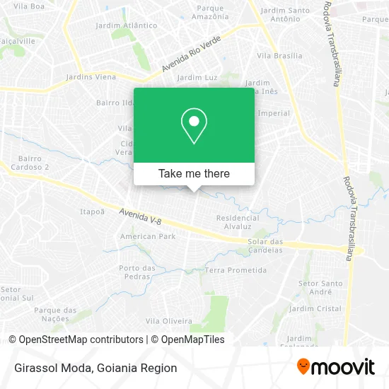 Girassol Moda map