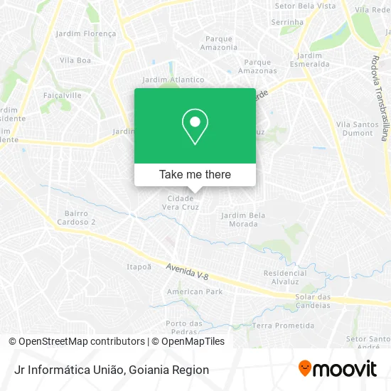 Jr Informática União map