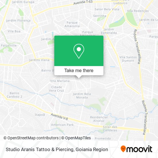 Studio Aranis Tattoo & Piercing map