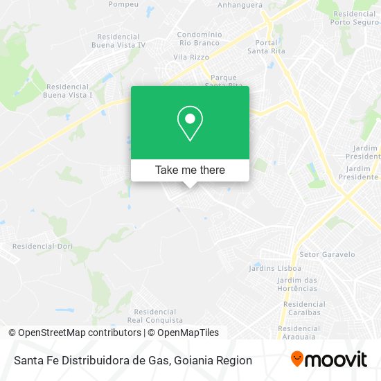 Santa Fe Distribuidora de Gas map