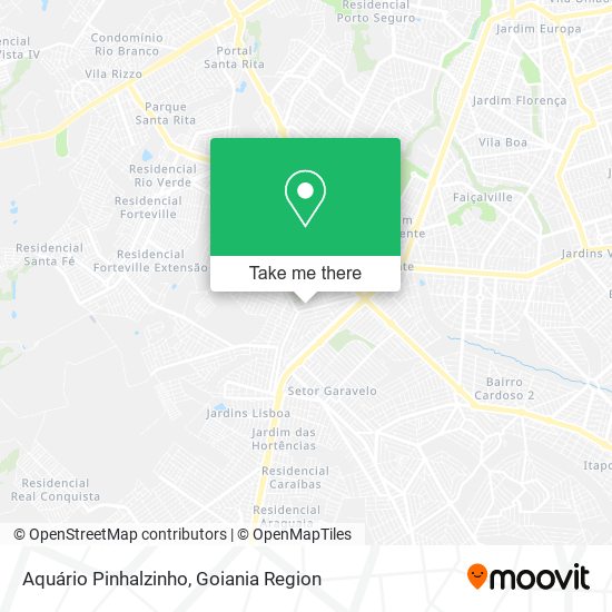 Aquário Pinhalzinho map