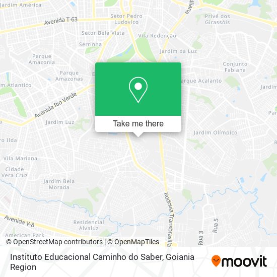 Mapa Instituto Educacional Caminho do Saber