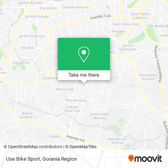 Use Bike Sport map