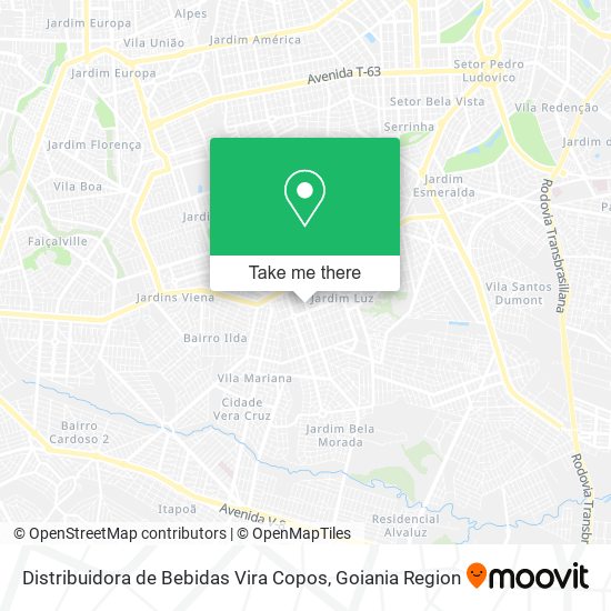 Distribuidora de Bebidas Vira Copos map