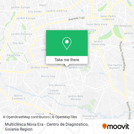 Mapa Multiclínica Nova Era - Centro de Diagnóstico