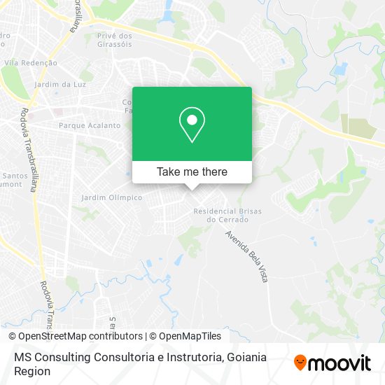 Mapa MS Consulting Consultoria e Instrutoria