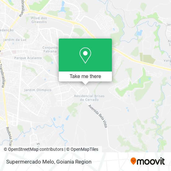 Supermercado Melo map