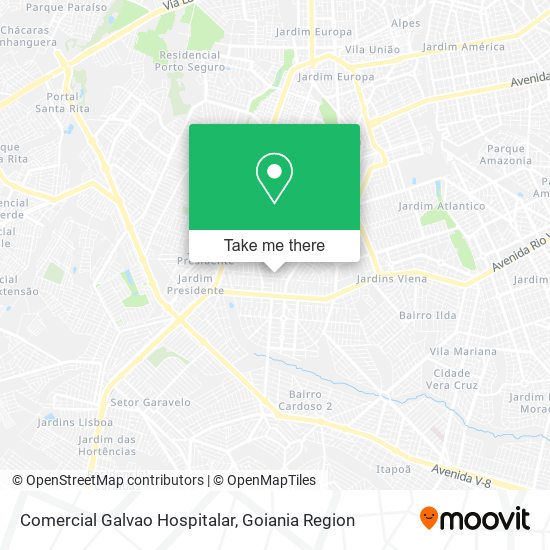 Comercial Galvao Hospitalar map