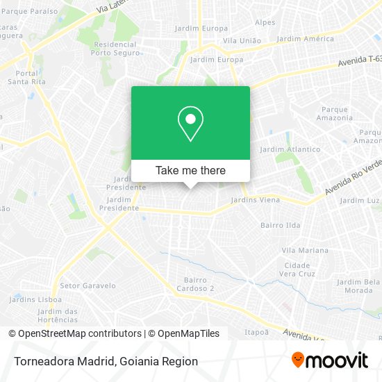 Mapa Torneadora Madrid