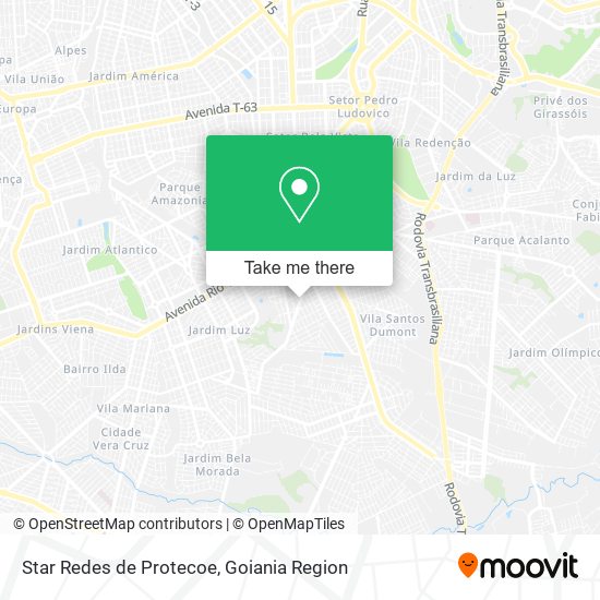 Mapa Star Redes de Protecoe