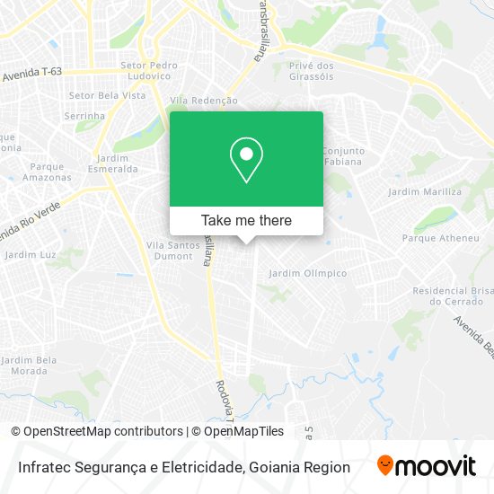 Infratec Segurança e Eletricidade map