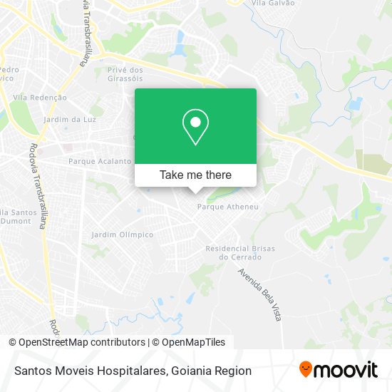 Santos Moveis Hospitalares map
