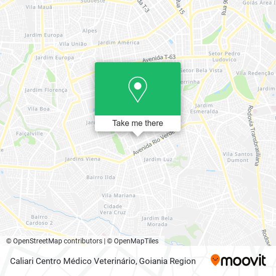 Caliari Centro Médico Veterinário map