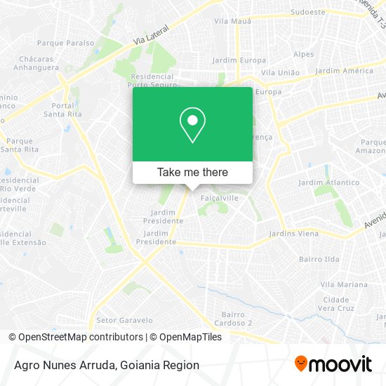 Agro Nunes Arruda map