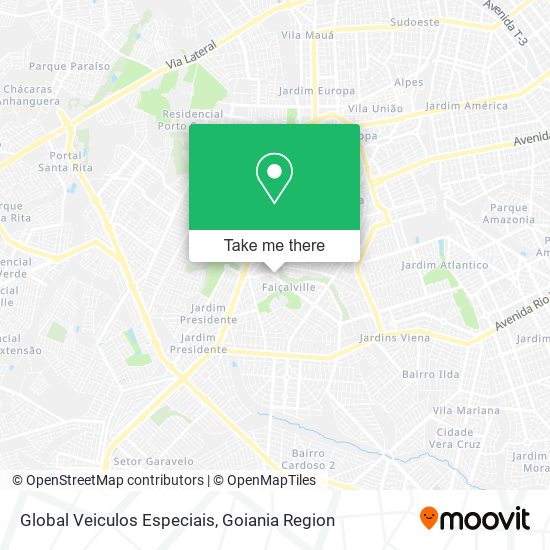 Global Veiculos Especiais map