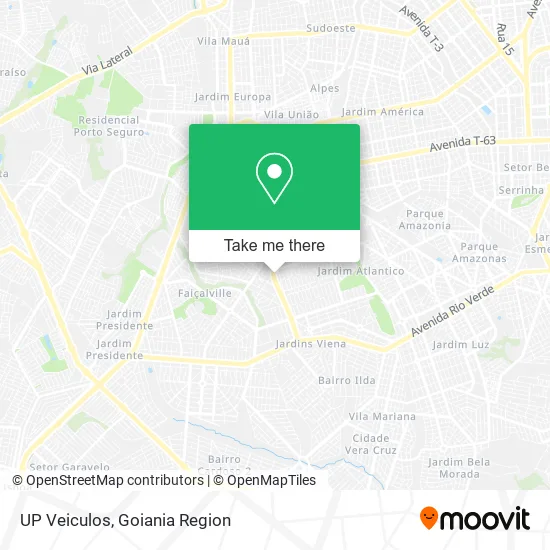UP Veiculos map
