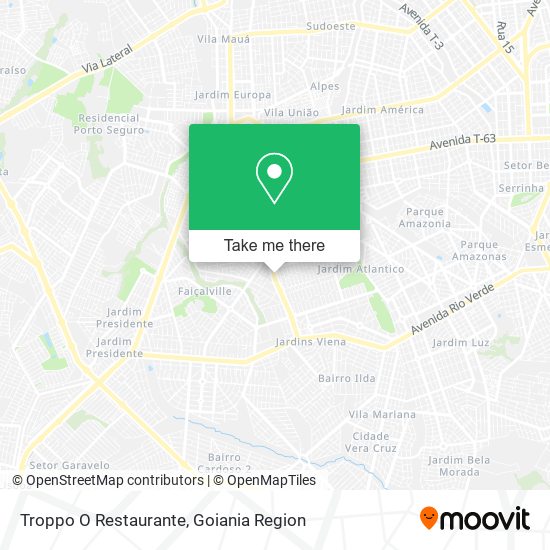 Mapa Troppo O Restaurante