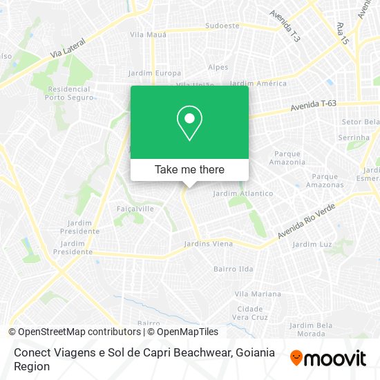 Conect Viagens e Sol de Capri Beachwear map