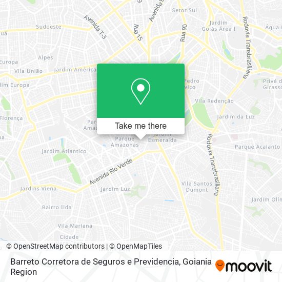 Mapa Barreto Corretora de Seguros e Previdencia