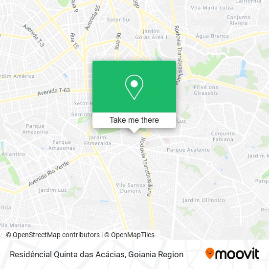 Residêncial Quinta das Acácias map