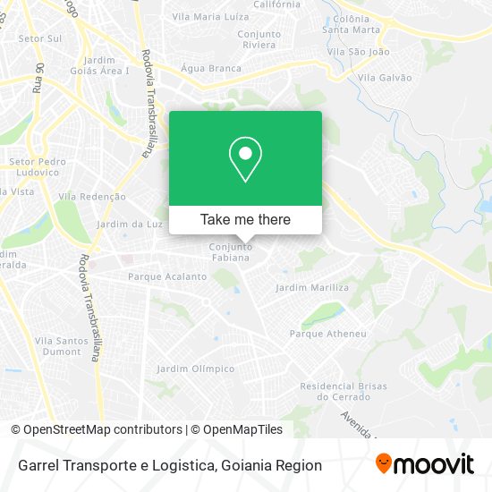 Garrel Transporte e Logistica map