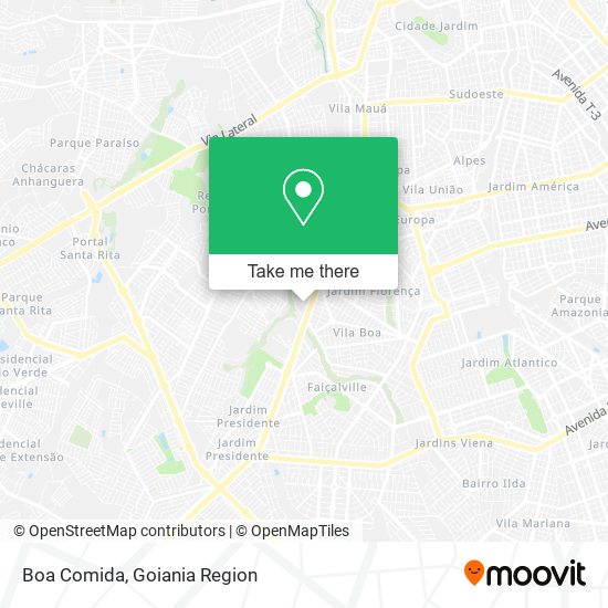 Boa Comida map