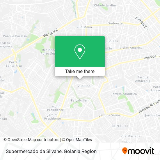 Mapa Supermercado da Silvane