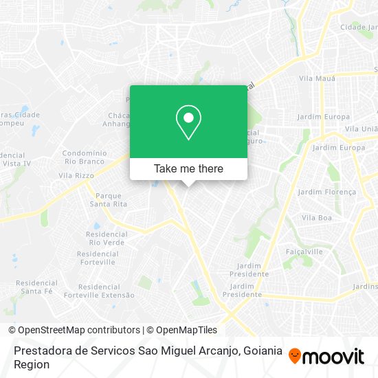 Prestadora de Servicos Sao Miguel Arcanjo map