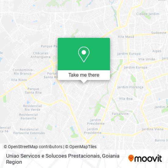 Uniao Servicos e Solucoes Prestacionais map