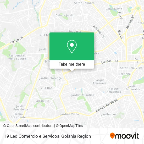 I9 Led Comercio e Servicos map