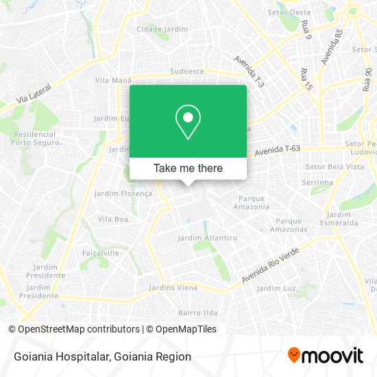 Mapa Goiania Hospitalar