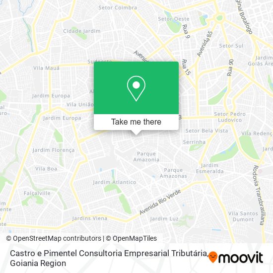 Castro e Pimentel Consultoria Empresarial Tributária map