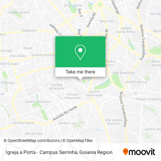 Igreja a Porta - Campus Serrinha map