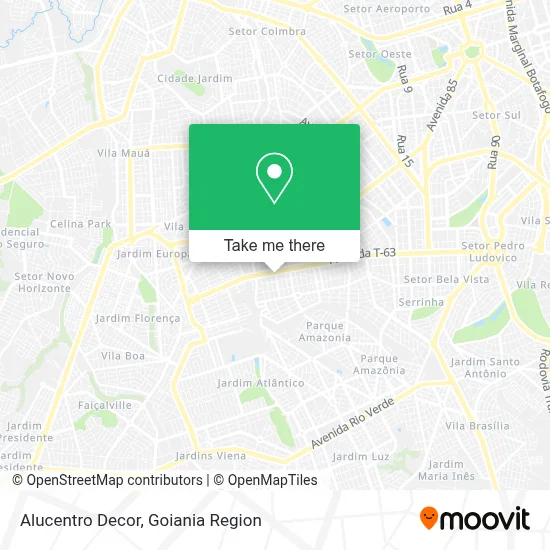 Alucentro Decor map